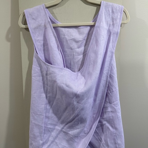 Linen - Lavender Sleeveless Lounge Set - New NWOT - Picture 1 of 4